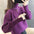 Fashion solid color versatile high-neck thick sweater