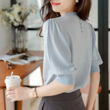 Spring and Summer Ice Silk Knitted Short Sleeve