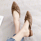Ruched Soft Soled Heeled Sandals