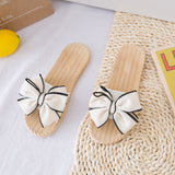 Large Bowknot Beach Slippers