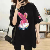Cotton Rabbit Short-Sleeved T-shirt