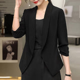 Spring and Summer Design Waist Trimming Casual Thin Small Suit
