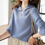 Thicken Solid Color Hooded Sweater