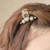 Small Pearl Fringe Hair Claws