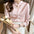 Fashionable and versatile design satin long-sleeved shirt