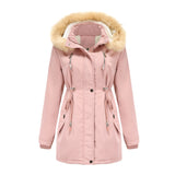 Fleece Lined Hooded Winter Coat