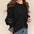 Tulle Patchwork Solid Color Sweatshirt