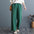 Cotton and Linen Loose Wide-Leg Straight Trousers