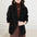 Lapel Collar Pockets Woolen Blazer