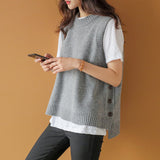 Retro sleeveless sweater vest
