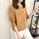 Letter Printed Casual Pullover Sweatshirt