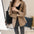 Casual Mid-Length Hooded Trench Coat Coat