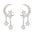 Rhinestone Star Moon Earrings