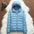 Solid Color Lightweight Hooded Down Jacket