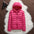 Solid Color Lightweight Hooded Down Jacket