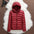 Solid Color Lightweight Hooded Down Jacket