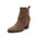 Block Heel Pointed Toe Suede Booties